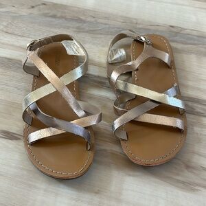 Gymboree Multi color metallic kid girl sandal size 12
